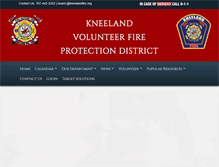 Tablet Screenshot of kneelandfire.org